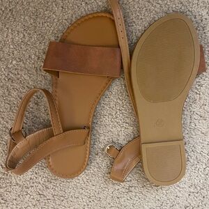 SHEIN Brown Strap Sandals